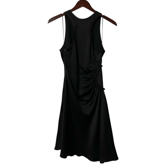 NWT Victoria Beckham Gathered Side Crepe Dress Size 4 - Picture 7 of 9